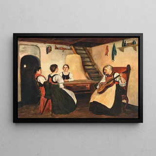 Alois Gabl - Musical entertainment in the living room.webp
