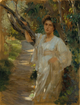 Alois Hans Schram - A Girl in the Forest.webp