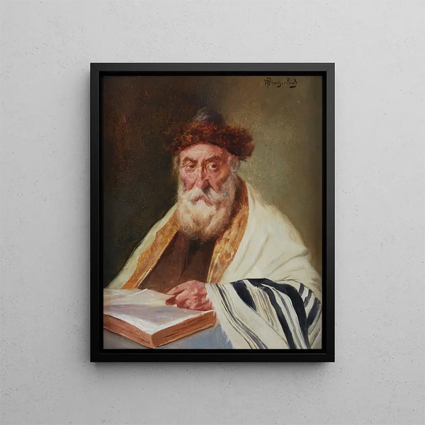 Alois Heinrich Priechenfried - A portrait of a rabbi.webp