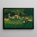 Ein Rosengarten - Alois Kalvoda — gerahmtes Bild an der Wand