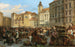 Wien, Blick auf den Markt am Freyung - Alois Schönn — Ansicht des Kunstwerks