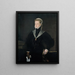 Portrait von Juana d'Autriche, Prinzessin von Portugal - Alonso Sánchez Coello — gerahmtes Bild an der Wand