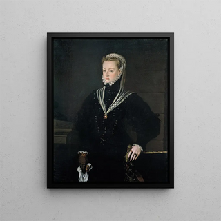 Alonso Snchez Coello - Portrait of Juana of Austria Princess of Portugal.webp