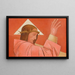 Christus mit Dornenkrone segnet - Aloys Wach — gerahmtes Bild an der Wand