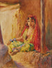 Ouled Naïl au voile rouge - Alphonse Birck — Ansicht des Kunstwerks