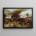 Die Verteidigung von Rorke's Drift 1879 - Alphonse Marie de Neuville — gerahmtes Bild an der Wand