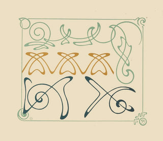 Alphonse Mucha - Abstract design based on arabesques.webp