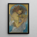 Studie für ein Obst-Poster - Alphonse Mucha — gerahmtes Bild an der Wand