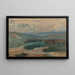 Eine Pfütze in den Dünen am Abend, Siouville - Alphonse Osbert — gerahmtes Bild an der Wand