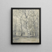 Birkenwald - Alphonse Stengelin — gerahmtes Bild an der Wand