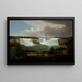Vue générale des chutes du Niagara - Alvan Fisher — gerahmtes Bild an der Wand