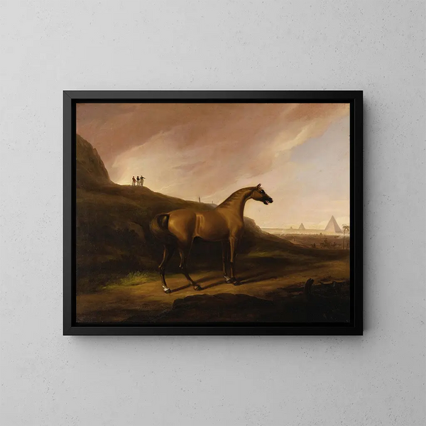 Das Pferd von Napoleon - Alvan Fisher — gerahmtes Bild an der Wand