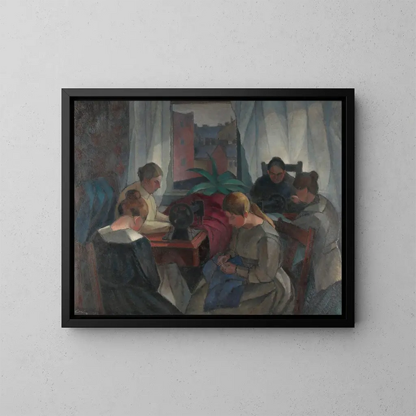 Couturière - Alvar Cawén — gerahmtes Bild an der Wand