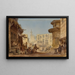 Markt in Kairo - Amadeo Preziosi — gerahmtes Bild an der Wand