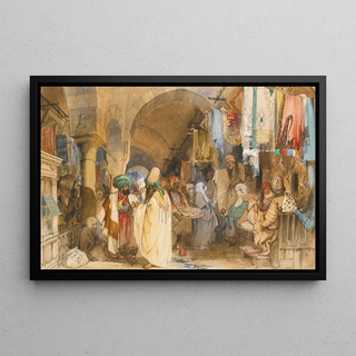 Amadeo Preziosi - The Grand Bazaar Constantinople.webp