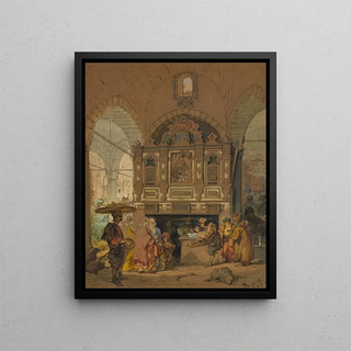Amadeo Preziosi - The Grand Bazaar in Constantinople.webp