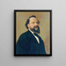 Der Maler Peter Johann Nepomuk Geiger - Amadeus Szekulics — gerahmtes Bild an der Wand