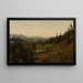 Abend in Stord - Amaldus Nielsen — gerahmtes Bild an der Wand