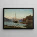 Abend in Balestrand - Amaldus Nielsen — gerahmtes Bild an der Wand