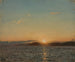 Sonnenuntergang in Hvaler - Amaldus Nielsen — Ansicht des Kunstwerks