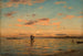 Abend am Fjord von Kristiania - Amaldus Nielsen — Ansicht des Kunstwerks
