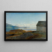 Annäherung an den Hardangerfjord - Amaldus Nielsen — gerahmtes Bild an der Wand