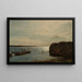 Brygge Hvaler - Amaldus Nielsen — gerahmtes Bild an der Wand