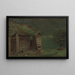 Ferme à Balestrand - Amaldus Nielsen — gerahmtes Bild an der Wand