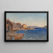 Morgen in Ny-Hellesund - Amaldus Nielsen — gerahmtes Bild an der Wand