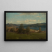 Depuis Lønningen - Amaldus Nielsen — gerahmtes Bild an der Wand