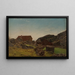 Fra Ny-Hellesund - Amaldus Nielsen — gerahmtes Bild an der Wand