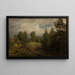 Depuis Yestad - Amaldus Nielsen — gerahmtes Bild an der Wand