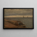 Gravur Hvaler - Amaldus Nielsen — gerahmtes Bild an der Wand
