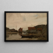 Gravur Skudesnes - Amaldus Nielsen — gerahmtes Bild an der Wand