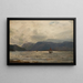 Nebelaufgang - Amaldus Nielsen — gerahmtes Bild an der Wand