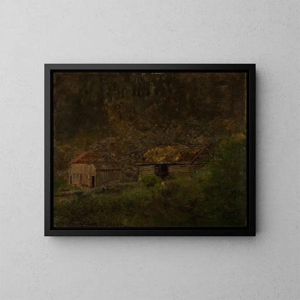 Le Mandal de Holtet - Amaldus Nielsen — gerahmtes Bild an der Wand