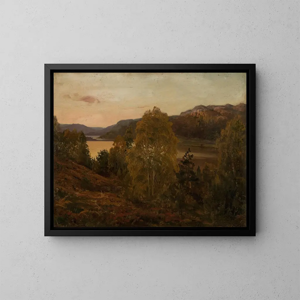 Hstaften Mandal - Amaldus Nielsen — gerahmtes Bild an der Wand