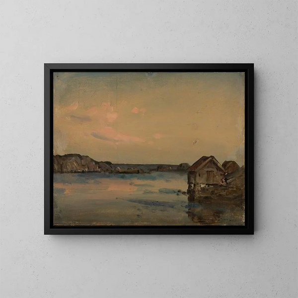 Kattehle Lindesnes - Amaldus Nielsen — gerahmtes Bild an der Wand