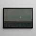 Mneskinn Hvaler - Amaldus Nielsen — gerahmtes Bild an der Wand