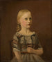 Portrait der Kusine des Künstlers, Frau Caterine Kamstrup, 12 Jahre alt - Amaldus Nielsen — Ansicht des Kunstwerks