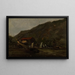 Ambiance de pluie à Mandal - Amaldus Nielsen — gerahmtes Bild an der Wand
