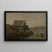 Hangar à bateaux, Lindesnes - Amaldus Nielsen — gerahmtes Bild an der Wand