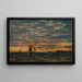 Skizze - Amaldus Nielsen — gerahmtes Bild an der Wand
