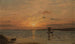 Sonnenuntergang in Hvaler - Amaldus Nielsen — Ansicht des Kunstwerks