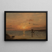 Sonnenuntergang in Hvaler - Amaldus Nielsen — gerahmtes Bild an der Wand