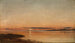 Sonnenuntergang in Fredrikstad - Amaldus Nielsen — Ansicht des Kunstwerks