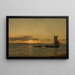 Am Sonnenuntergang - Amaldus Nielsen — gerahmtes Bild an der Wand