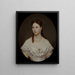 Lovisa Lovisa Josefina Eugenia 1851-1926 Königin von Dänemark Prinzessin von Schweden und Norwegen - Amalia Lindegren — gerahmtes Bild an der Wand