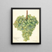 Vitis Clarette à Gros Grains - Amanda Almira Newton — gerahmtes Bild an der Wand