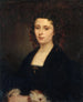 Portrait von Athnas Mialaret 1826-1899 Ehefrau Michelet - Amandine Parrot — Ansicht des Kunstwerks